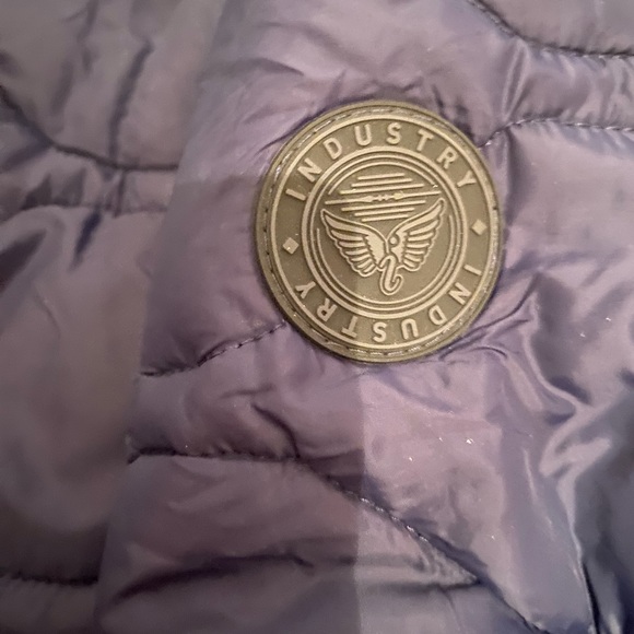 Men's Industry Leger Lightweight Insulated Blue Jacket-Size Medium - Picture 7 of 9